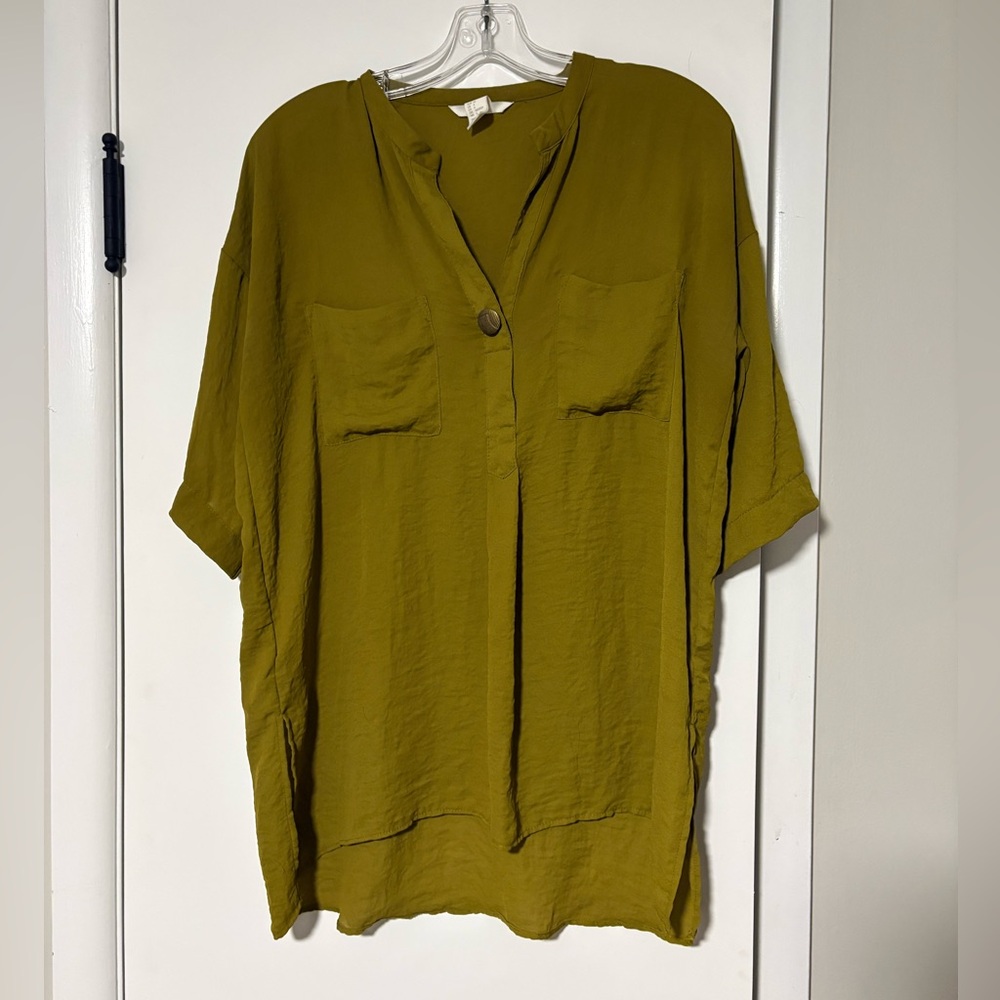 H&M Olive Green Women's Top